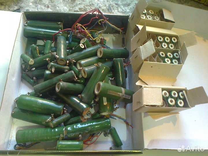 Резисторы пэв-10 / пэв-50 69 шт. времён СССР
