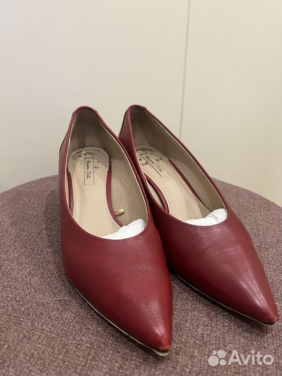 Красные туфли Massimo dutti
