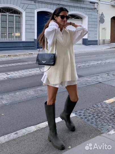 Жилет вязаный hm