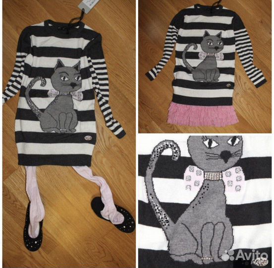 Artigli шерстяное платье 4 и 7 лет