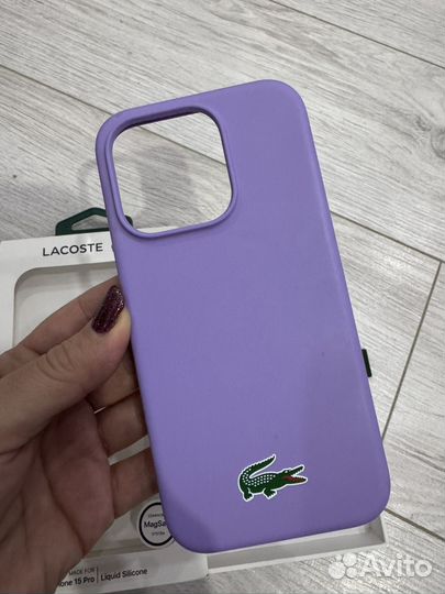 Чехол lacoste оригинал на iPhone 15 pro