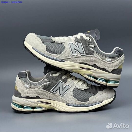 Кроссовки New Balance 2002R Светлые (Арт.56046)