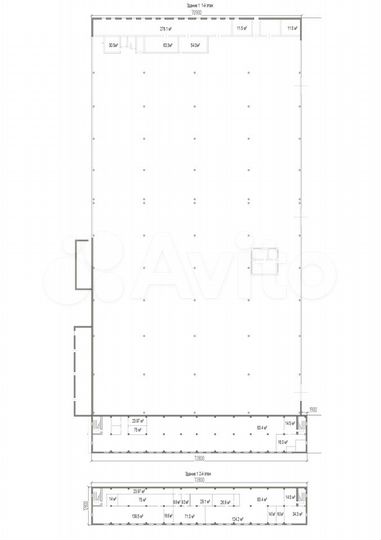 Фабрика - производственное помещение, 12850 м²