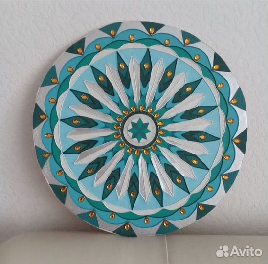 Панно из кожи/экокожи