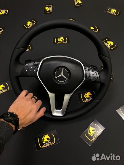 Перетяжка руля и элементов салона авто