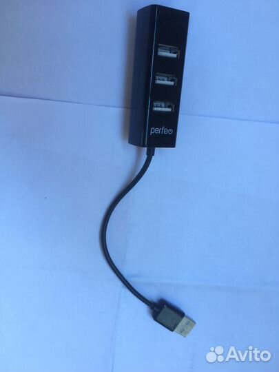 USB-хаб Perfeo USB-HUB 4 Port PF-HYD-6010H чёрный