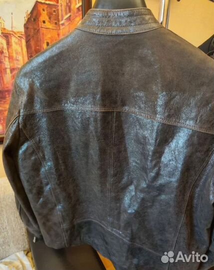 Кожаная куртка Chevignon оригинал L-50