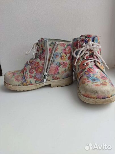 Ботинки демисезонные для девочки 26 размер