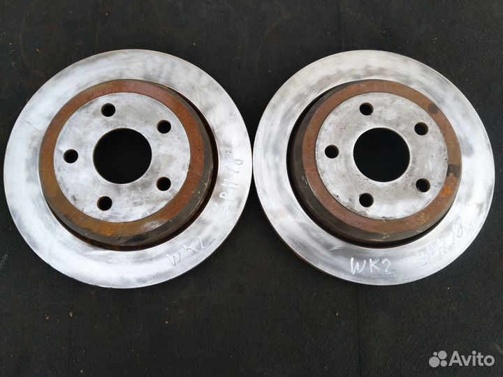 Задние диски + колодки Grand Cherokee WK2