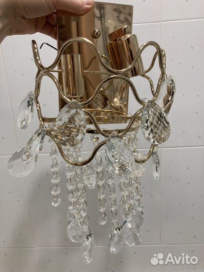 Бра хрустальное Евросвет