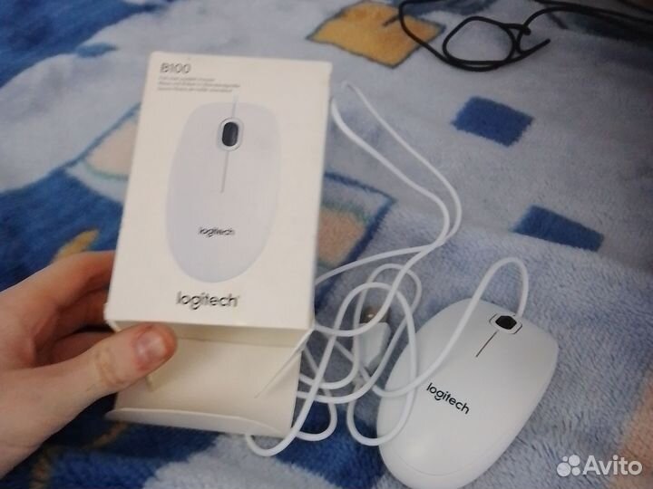 Мышка офисная Logitech B100
