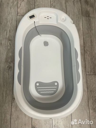 Ванночка для купания складная с термометром