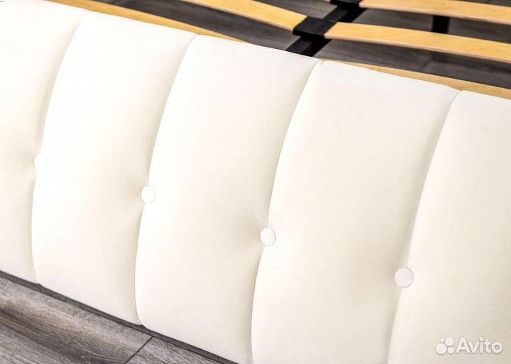 Кровать новая 200х200 слоновая кость Мадрид