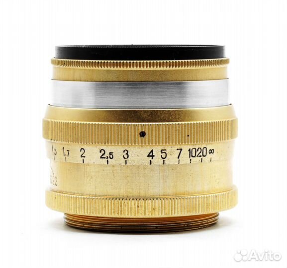 Юпитер 3. М39. 1.5/50.В корпусе из жёлтого металла