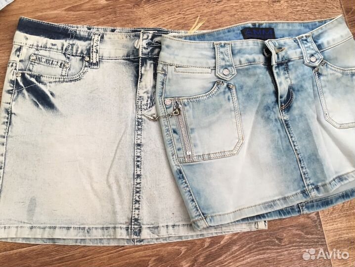 Юбки джинсовые