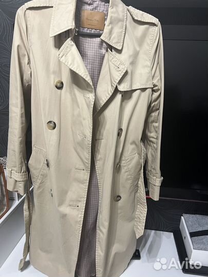 Плащ тренч massimo dutti