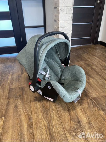 Коляска Luxmom 555 3в1, трансформер + автолюлька