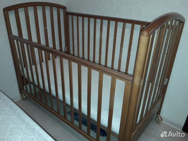 Детская кроватка pali + матрац askona