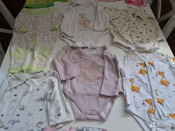 Вещи для новорожденных Пакетом.от0 до 3 мес