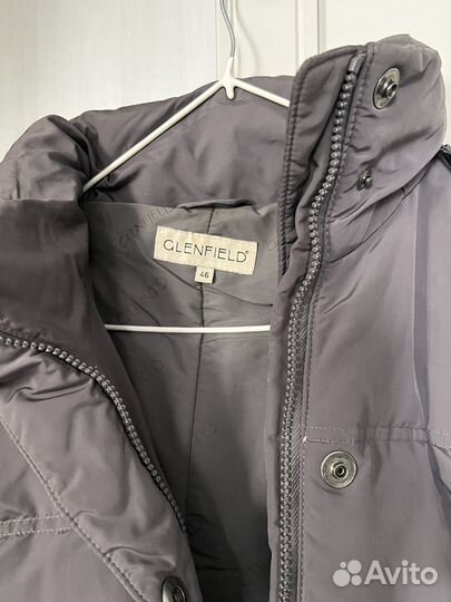 Пуховик женский в хорошем состоянии с поясом