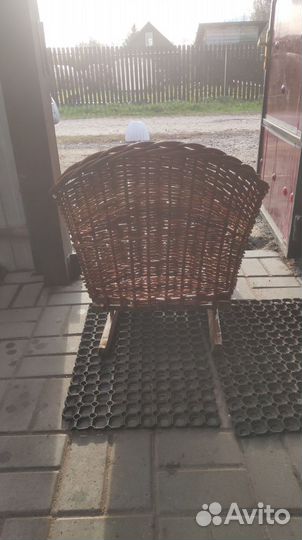 Плетеные санки