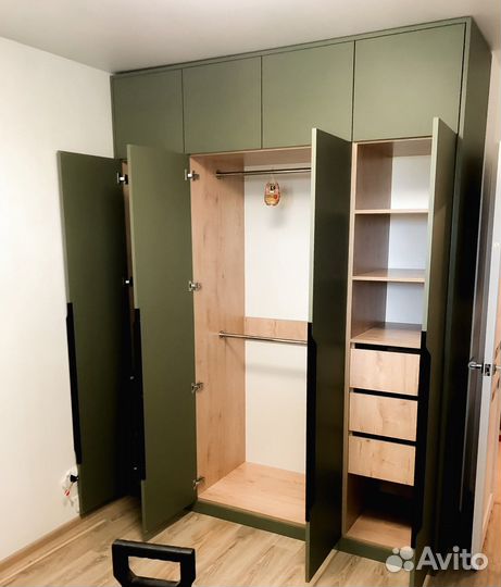 Распашной шкаф на заказ. Фабрика
