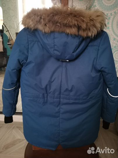 Парка зимняя теплая для мальчика