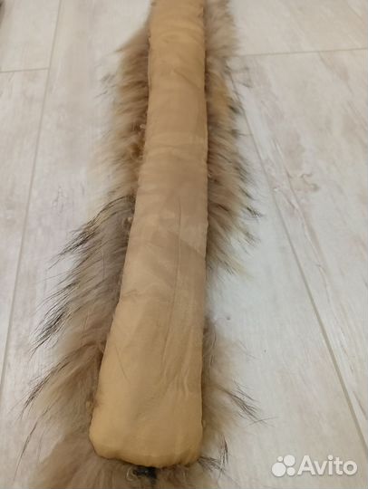 Меховая опушка на капюшон воротник