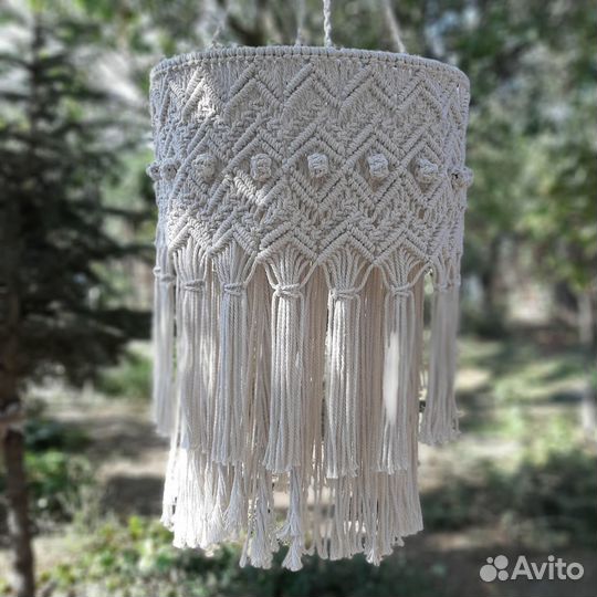 Абажур макраме
