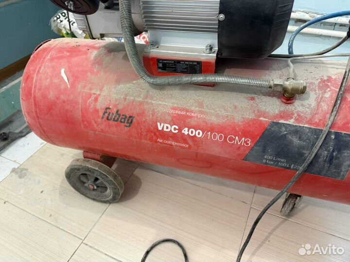 Компрессор воздушный fubag vds 400/100