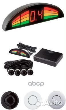 Радар парковочный, 4 датчикабелые, LED дисплей