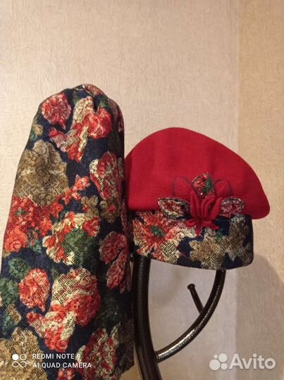 Берет женский и шарфик