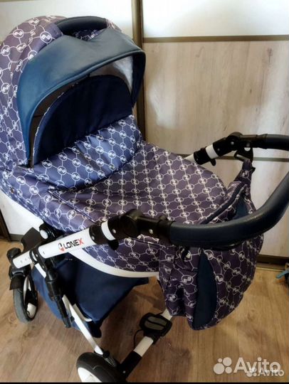 Коляска 2 в 1 lonex +конверт в коляску