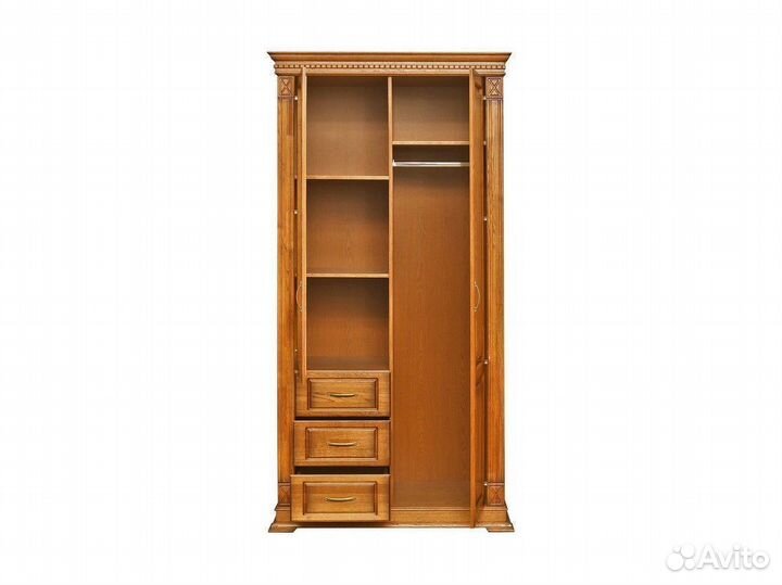 Шкаф серия Верди для одежды из натурального дерева