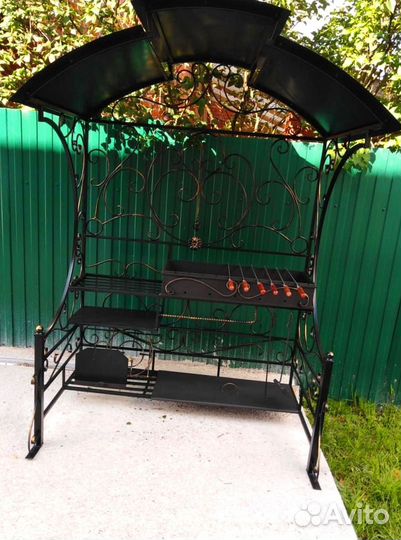 Мангал с крышей от производителя