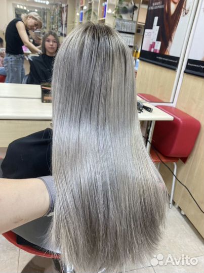 Окрашивание волос Любой сложности На даму