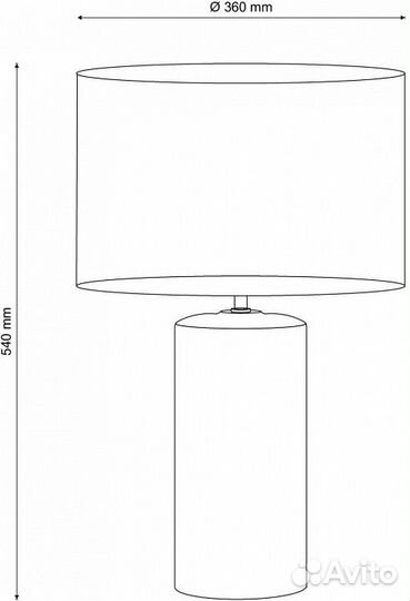 Настольная лампа декоративная Lucia Tucci Harrods