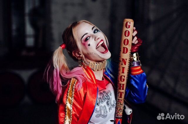 Бейсбольная бита Харли Квин (82см)