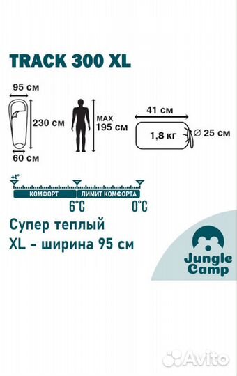 Спальный Мешок Jungl Camp(Аренда)