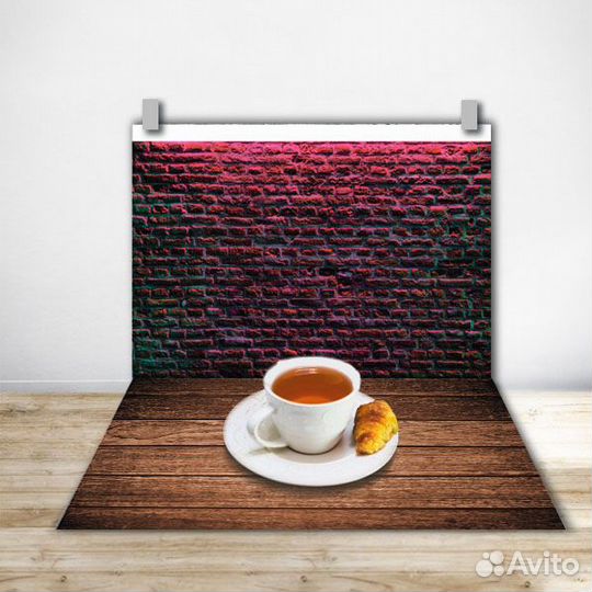 Фотофон для предметной съемки стол-стена, 90*60 см