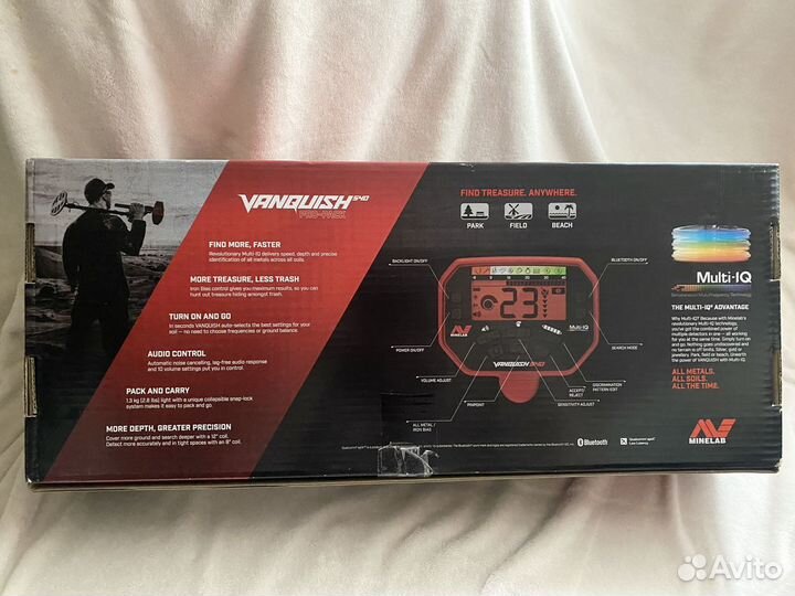 Металлоискатель minelab vanquish 540 pro pack