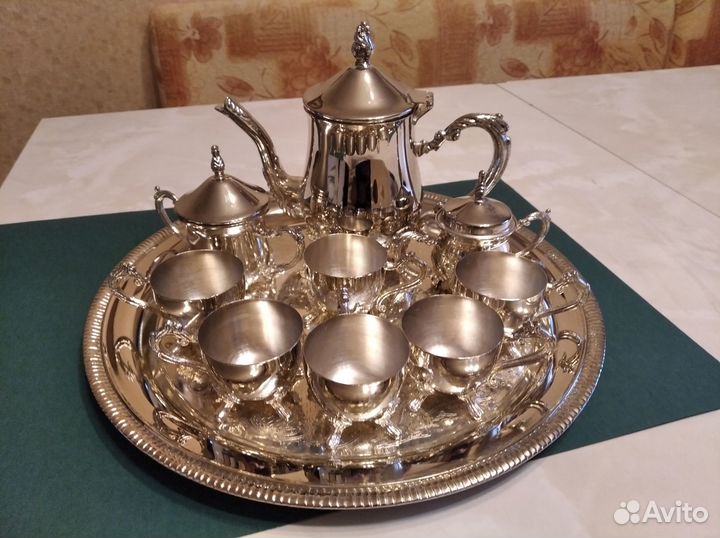 Набор из мельхиора для кофе