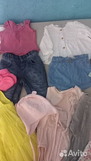 Детские вещи пакетом на девочку 62 68
