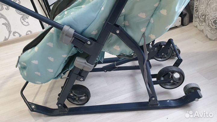 Санки коляска nika