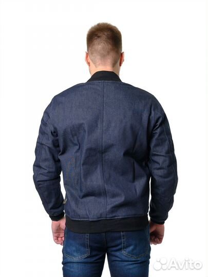 Джинсовая мотокуртка Knight