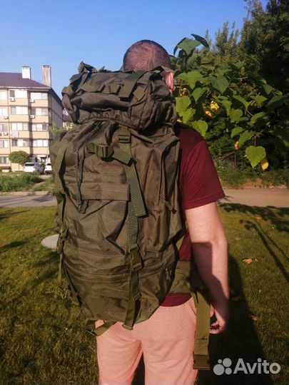 Рюкзак туристический 100 литров новый каркас