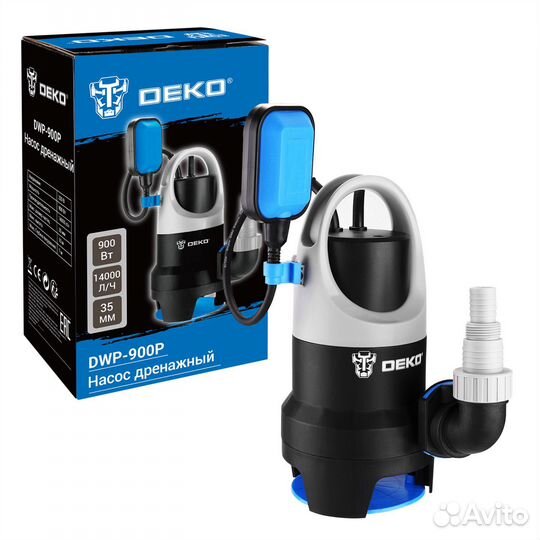 Насос дренажный фекальный 900w