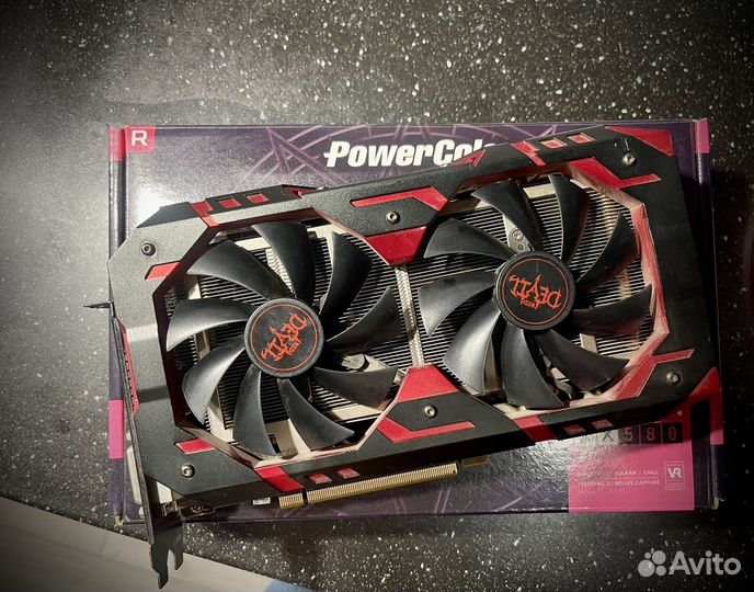 Видеокарта RX580 8gb Red Devil