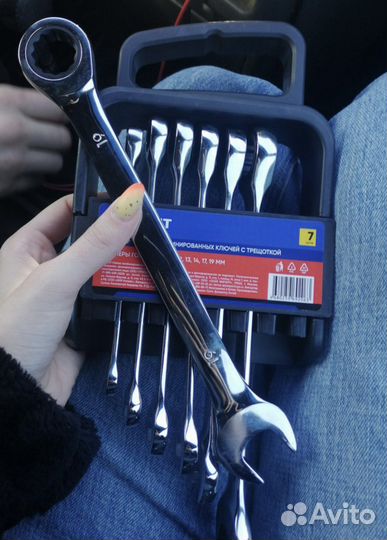 Набор ключей с трещоткой