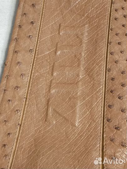 Zilli Страус Сумочка Кофр Мешочек Италия Оригинал